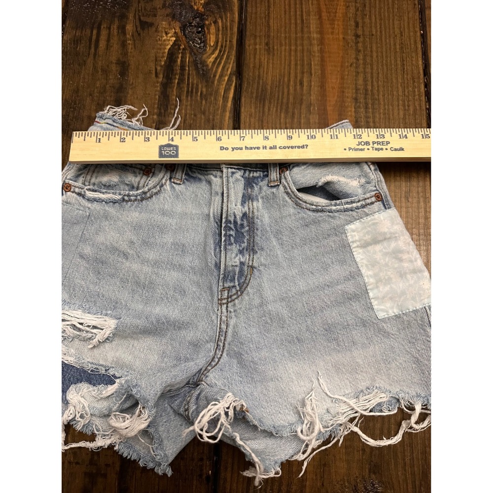 American Eagle Pride Patchwork Distressed High Ri… - image 5